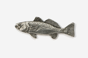 #211 - Weakfish Antiqued Pewter Pin