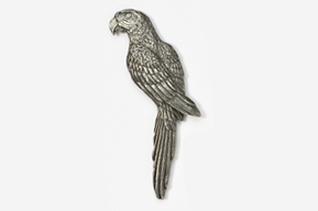 #354 - Parrot / Macaw Antiqued Pewter Pin