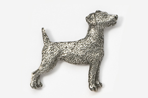 #461C - Jack Russell Antiqued Pewter Pin