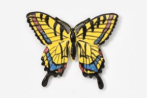 #570P - Tiger Swallowtail Hand Painted Pin