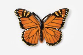 #572P - Monarch Butterfly Hand Painted Pin