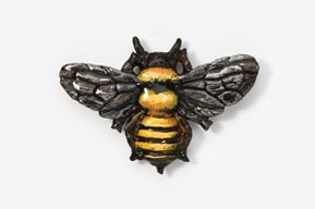 #578P - Bee Hand Painted Pin