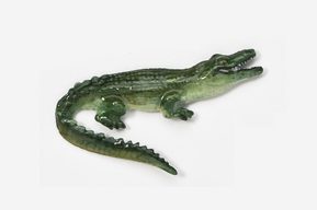 #600P - Alligator Hand Painted Pin