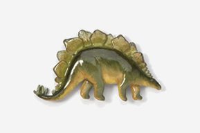 #621P - Stegosaurus Hand Painted Pin