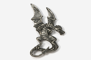 #650 - Dragon Antiqued Pewter Pin