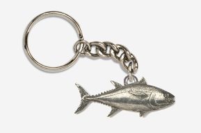 #K202 - Bluefin Tuna Antiqued Pewter Keychain