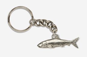 #K215 - Bonefish Antiqued Pewter Keychain