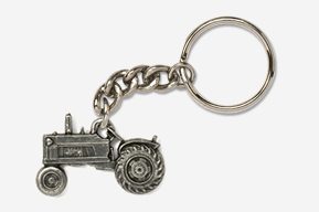 #K935 - Tractor Antiqued Pewter Keychain
