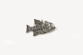 #M175 - Bony Fish Pewter Mini-Pin
