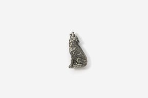 #M418 - Howling Wolf Pewter Mini-Pin