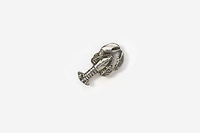 #M530A - Top View Lobster Pewter Mini-Pin