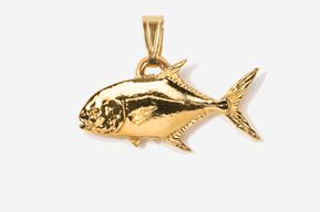 #P216G - Permit 24K Gold Plated Pendant
