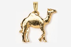 #P449G - Camel 24K Gold Plated Pendant